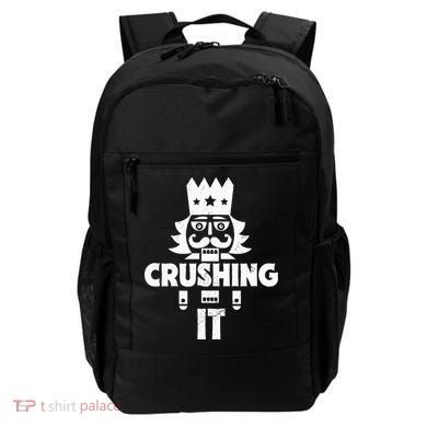 Nutcracker Vintage Christmas Nutcracker Crushing It Backpack