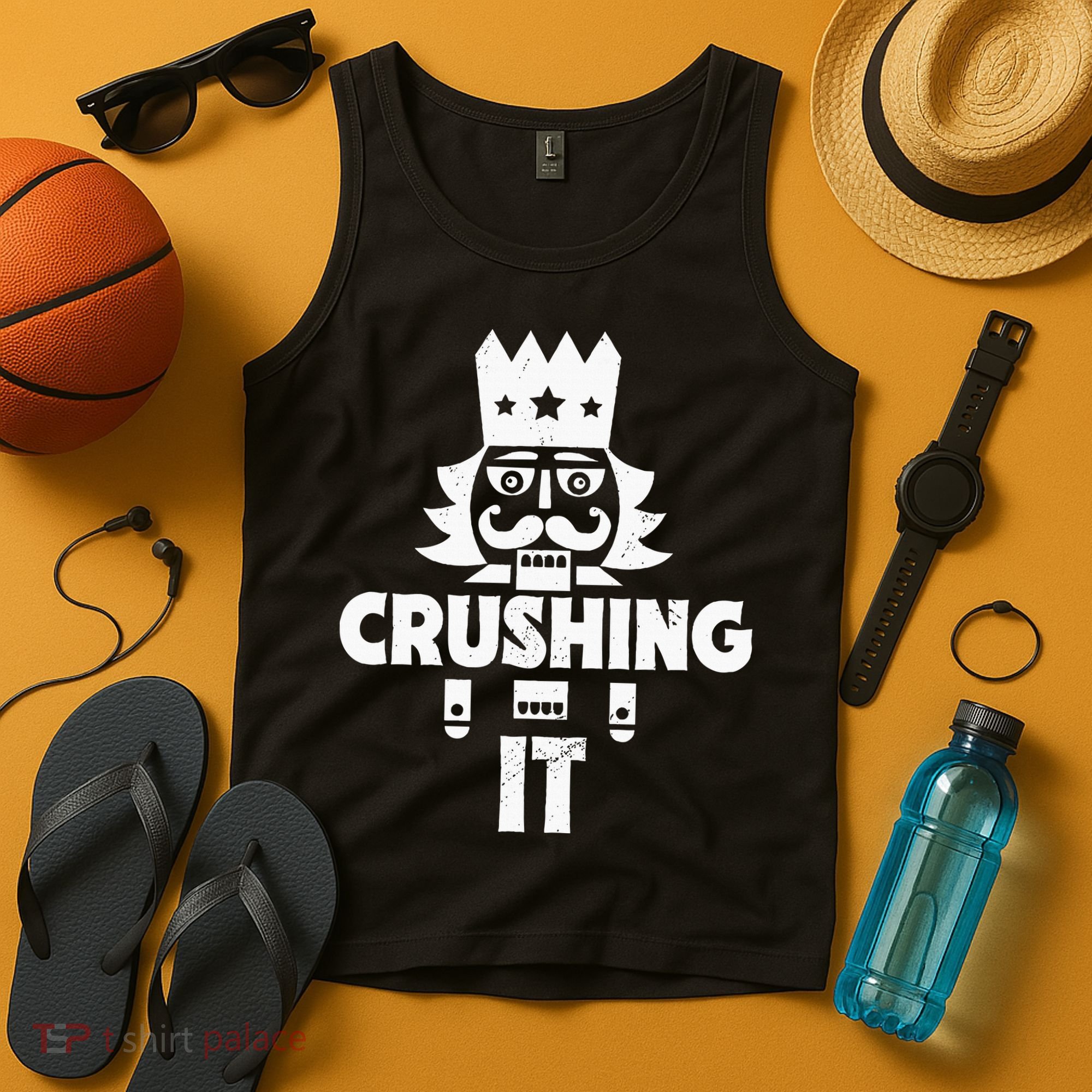 Nutcracker Vintage Christmas Nutcracker Crushing It Tank Top