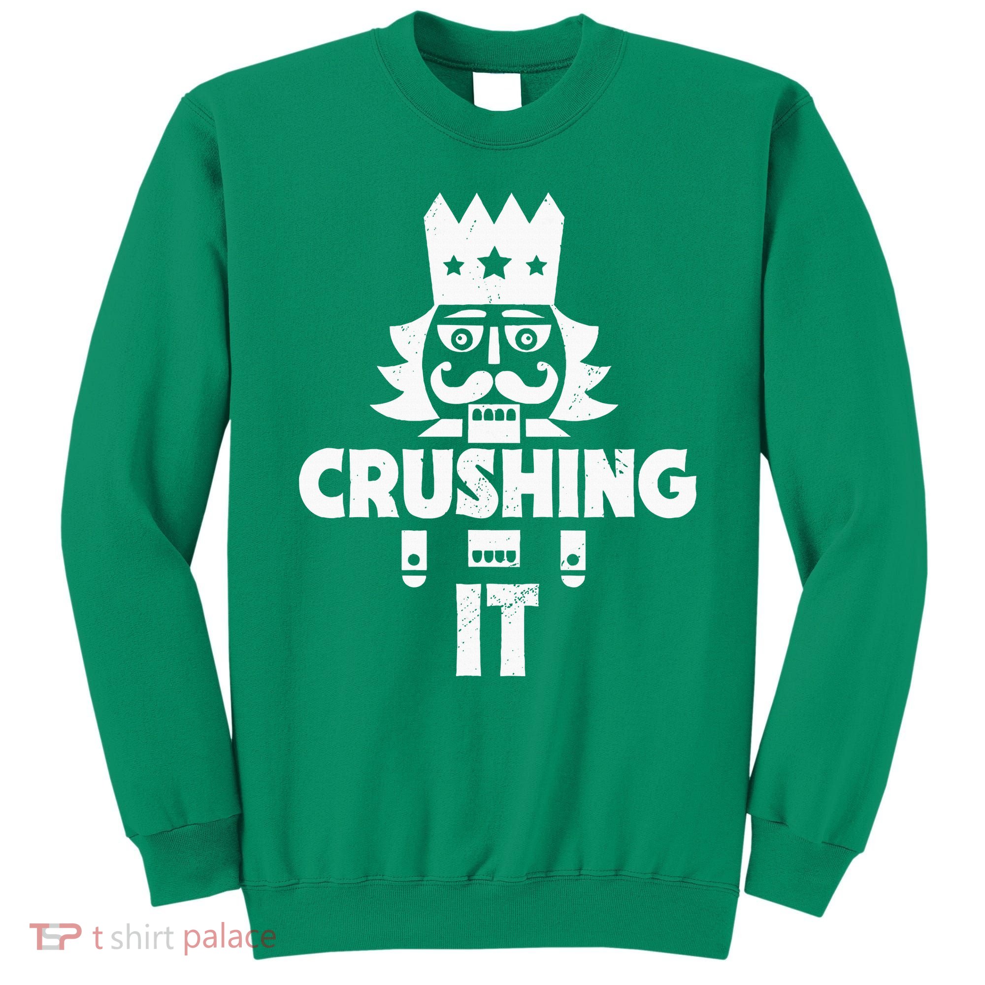 Nutcracker Vintage Christmas Nutcracker Crushing It Sweatshirt