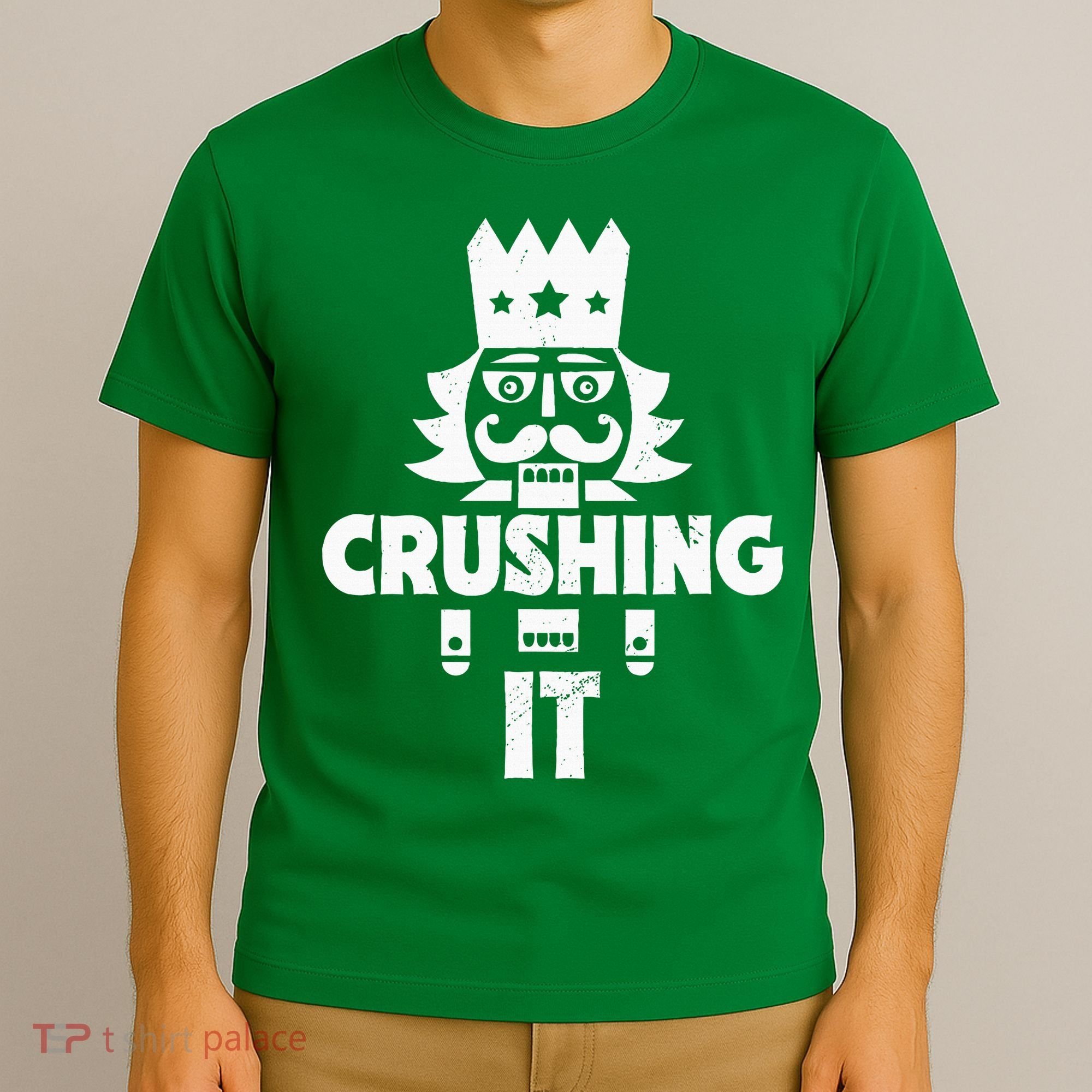 Nutcracker Vintage Christmas Nutcracker Crushing It T-Shirt
