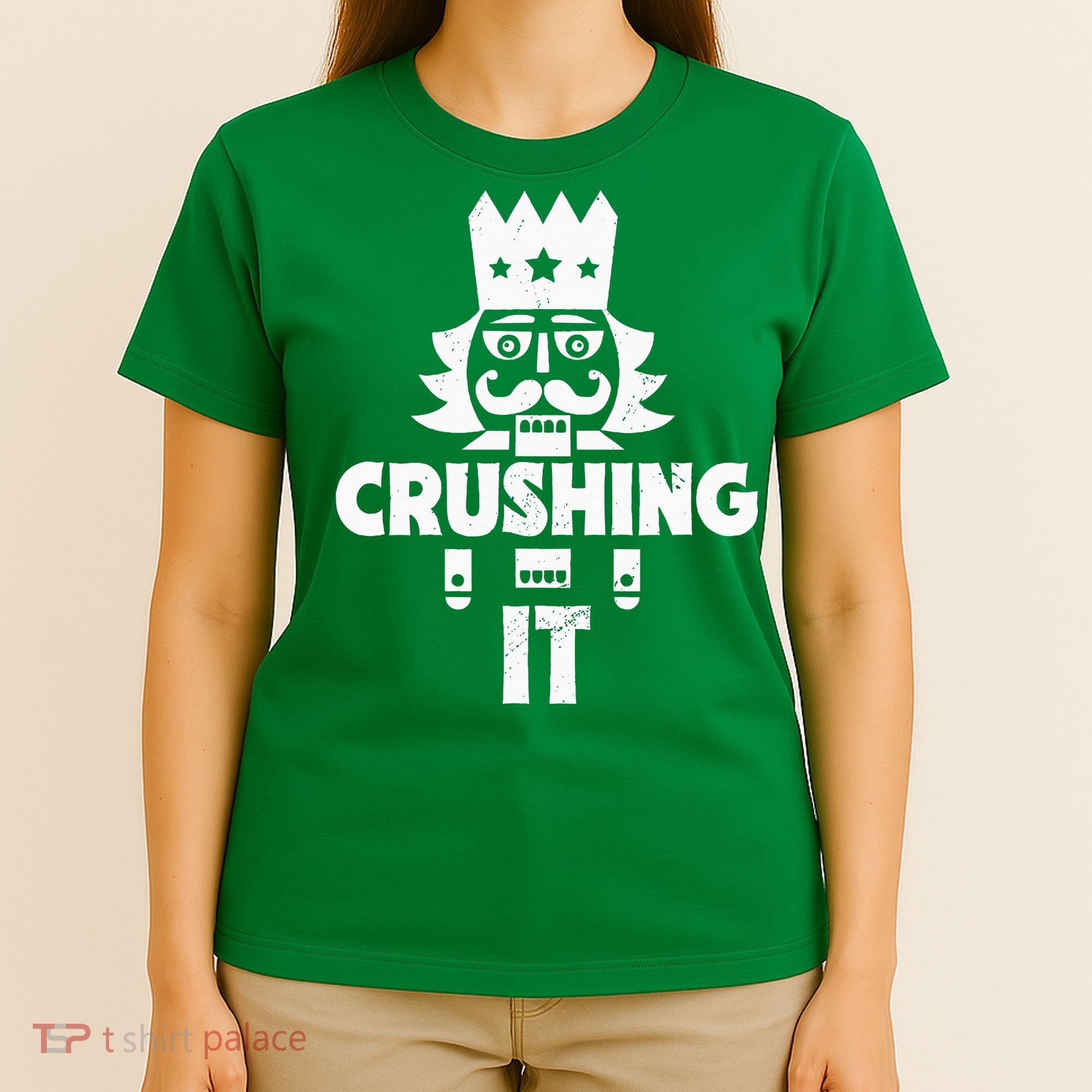 Nutcracker Vintage Christmas Nutcracker Crushing It T-Shirt
