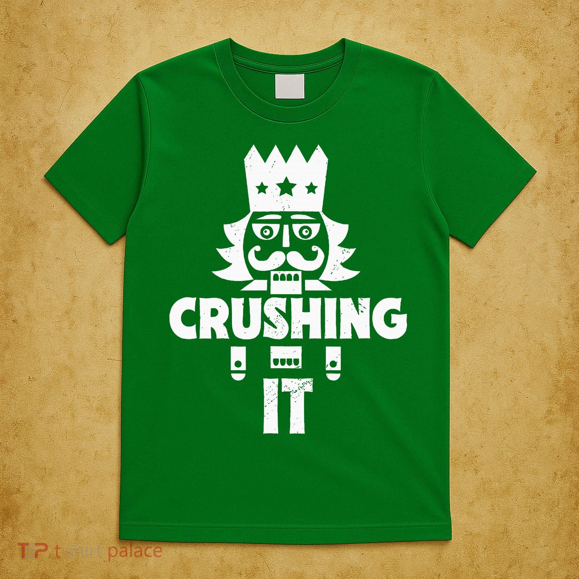 Nutcracker Vintage Christmas Nutcracker Crushing It T-Shirt