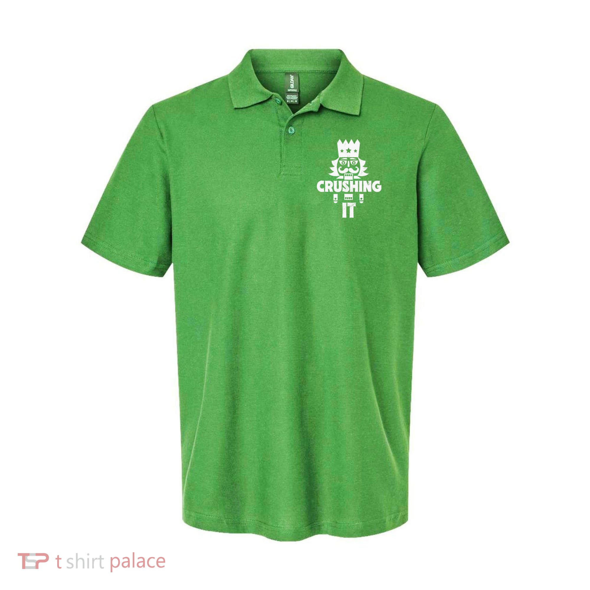 Nutcracker Vintage Christmas Nutcracker Crushing It Polo