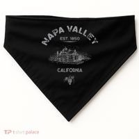 Napa Valley California Winery Souvenir USA-Made Doggie Bandana thumb 0