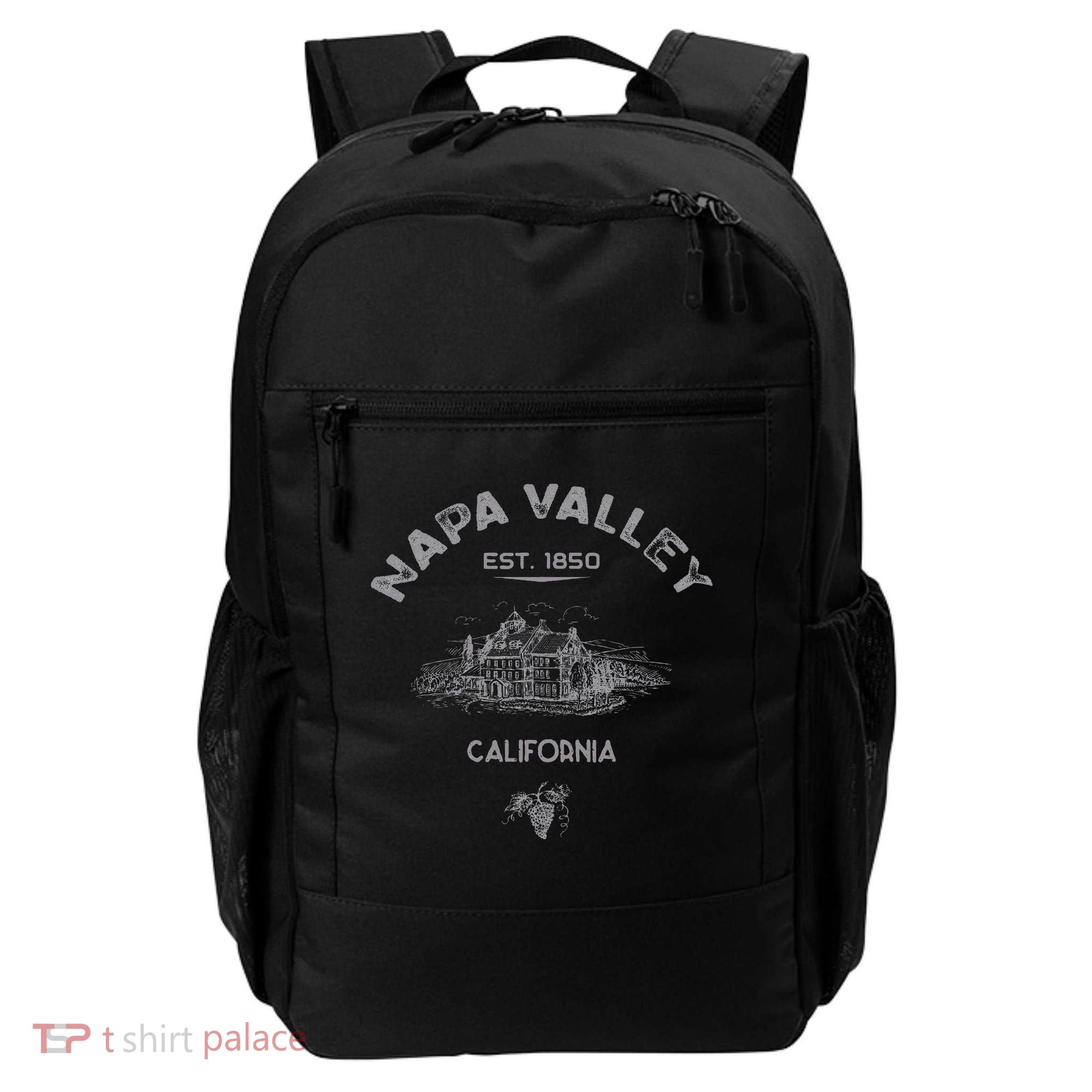 Napa Valley California Winery Souvenir Backpack