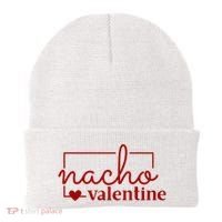 Nacho Valentine Funny Gift Beanie thumb 0