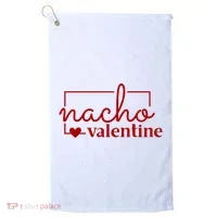 Nacho Valentine Funny Gift Golf Towel thumb 0