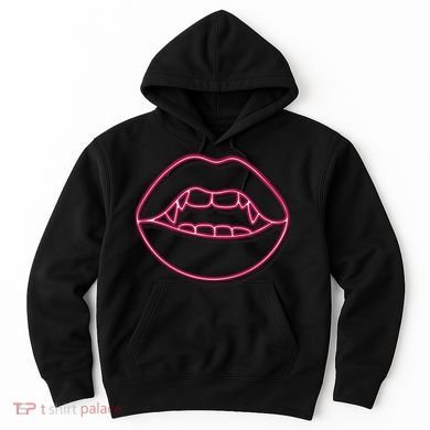 Neon Vampire Mouth Hoodie