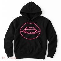Neon Vampire Mouth Hoodie thumb 0