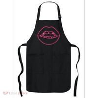 Neon Vampire Mouth Apron thumb 0