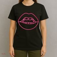 Neon Vampire Mouth T-Shirt thumb 4
