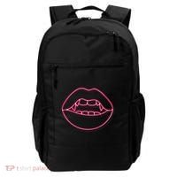 Neon Vampire Mouth Backpack thumb 0