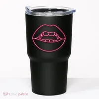 Neon Vampire Mouth Tumbler thumb 0