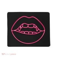 Neon Vampire Mouth Mousepad thumb 0
