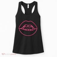 Neon Vampire Mouth Women's Tank Top thumb 0
