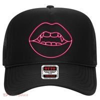 Neon Vampire Mouth Hat thumb 0