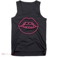 Neon Vampire Mouth Tank Top thumb 0