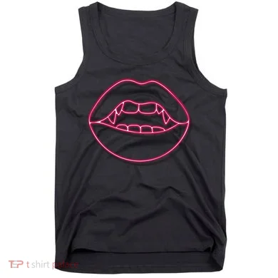 Neon Vampire Mouth Tank Top