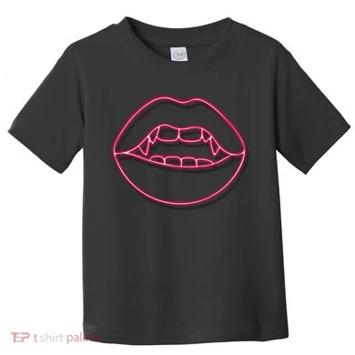 Neon Vampire Mouth Toddler T-Shirt