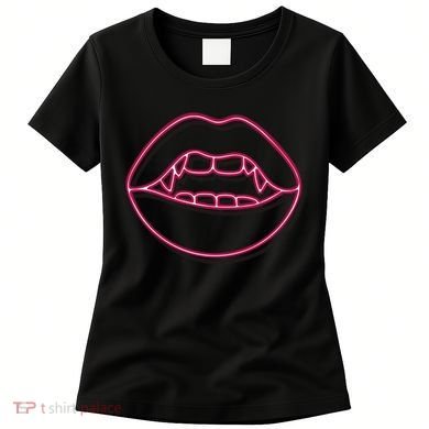 Neon Vampire Mouth Women's T-Shirt