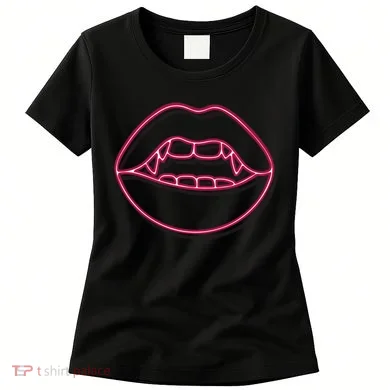 Neon Vampire Mouth Women's T-Shirt