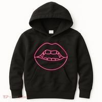 Neon Vampire Mouth Kids Hoodie thumb 0