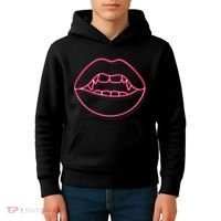 Neon Vampire Mouth Kids Hoodie thumb 4