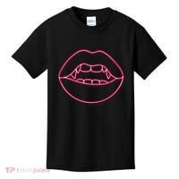 Neon Vampire Mouth Kids T-Shirt thumb 0