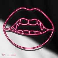 Neon Vampire Mouth Toddler Fine Jersey T-Shirt thumb 2