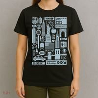 Nyc Vintage New York City Usa Icons T-Shirt thumb 4