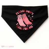 Nurse Valentine Non Slip Socks Please Dont Fall For Me USA-Made Doggie Bandana thumb 0