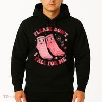 Nurse Valentine Non Slip Socks Please Dont Fall For Me Hoodie thumb 2