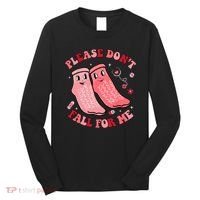 Nurse Valentine Non Slip Socks Please Dont Fall For Me Long Sleeve Shirt thumb 0