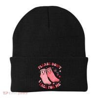 Nurse Valentine Non Slip Socks Please Dont Fall For Me Beanie thumb 0