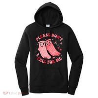 Nurse Valentine Non Slip Socks Please Dont Fall For Me Women's Hoodie thumb 0
