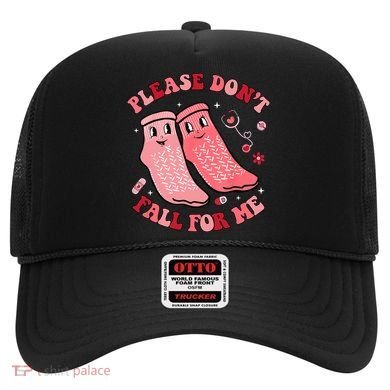 Nurse Valentine Non Slip Socks Please Dont Fall For Me Hat