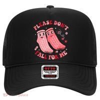 Nurse Valentine Non Slip Socks Please Dont Fall For Me Hat thumb 0