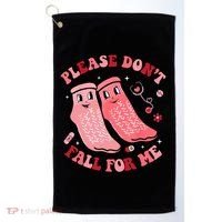 Nurse Valentine Non Slip Socks Please Dont Fall For Me Golf Towel thumb 0