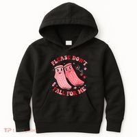 Nurse Valentine Non Slip Socks Please Dont Fall For Me Kids Hoodie thumb 0