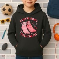 Nurse Valentine Non Slip Socks Please Dont Fall For Me Kids Hoodie thumb 2