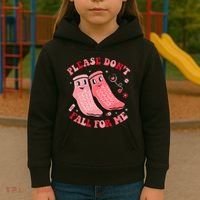Nurse Valentine Non Slip Socks Please Dont Fall For Me Kids Hoodie thumb 3
