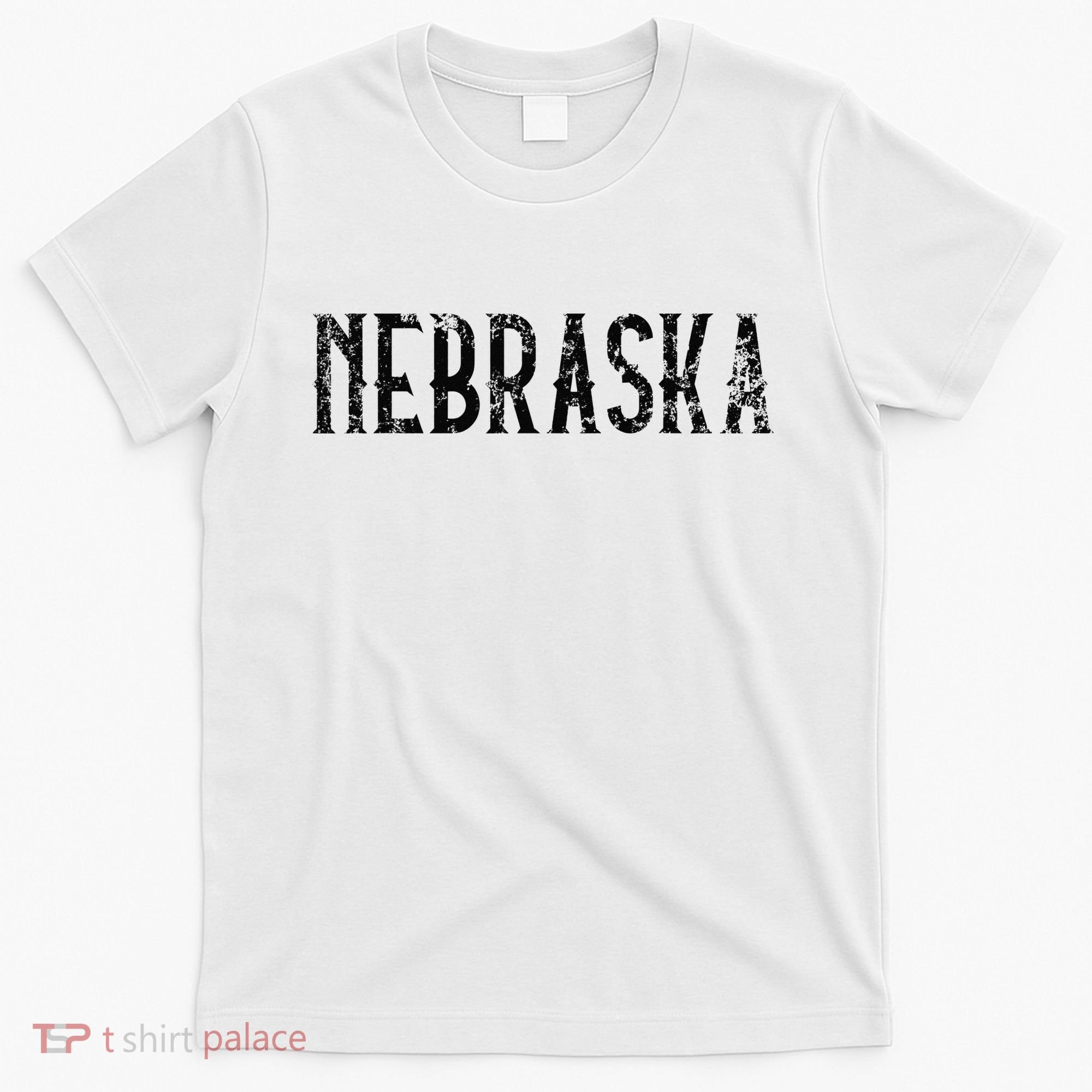 Nebraska Vintage Script NE Apparel T-Shirt