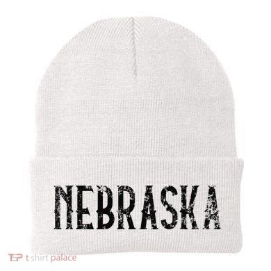Nebraska Vintage Script NE Apparel Beanie