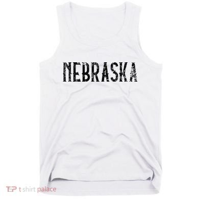 Nebraska Vintage Script NE Apparel Tank Top
