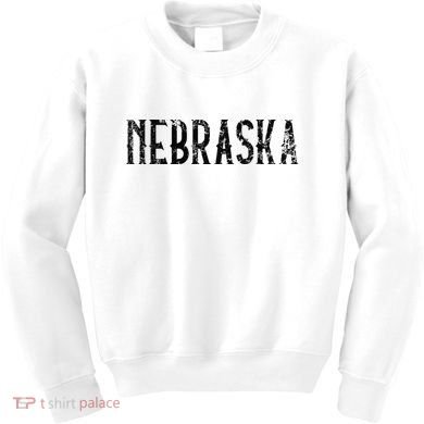 Nebraska Vintage Script NE Apparel Kids Sweatshirt