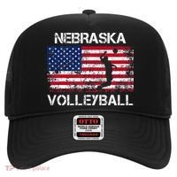 Nebraska Volleyball Team American Flag Gift Hat thumb 0