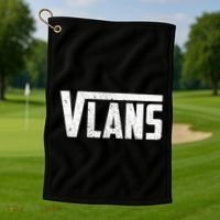 Novelty Vlans Talent Unique Network Engineering Golf Towel thumb 1