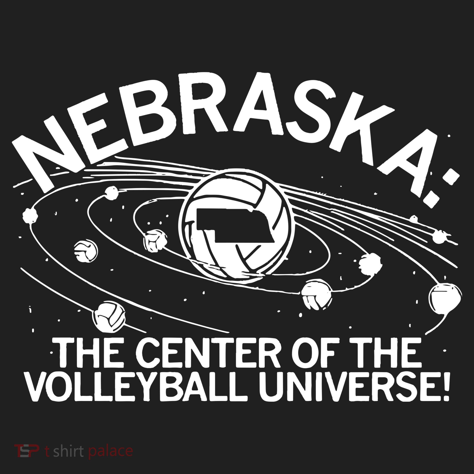 Nebraska Volleyball Universe Women's Sweatshirt