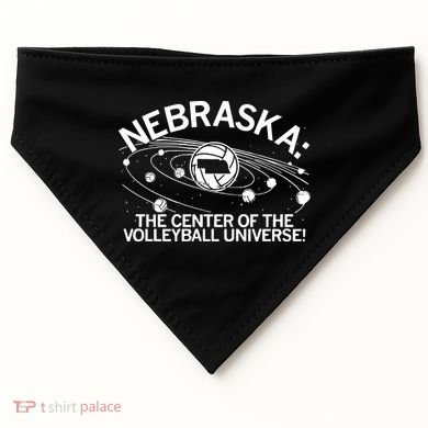 Nebraska Volleyball Universe USA-Made Doggie Bandana