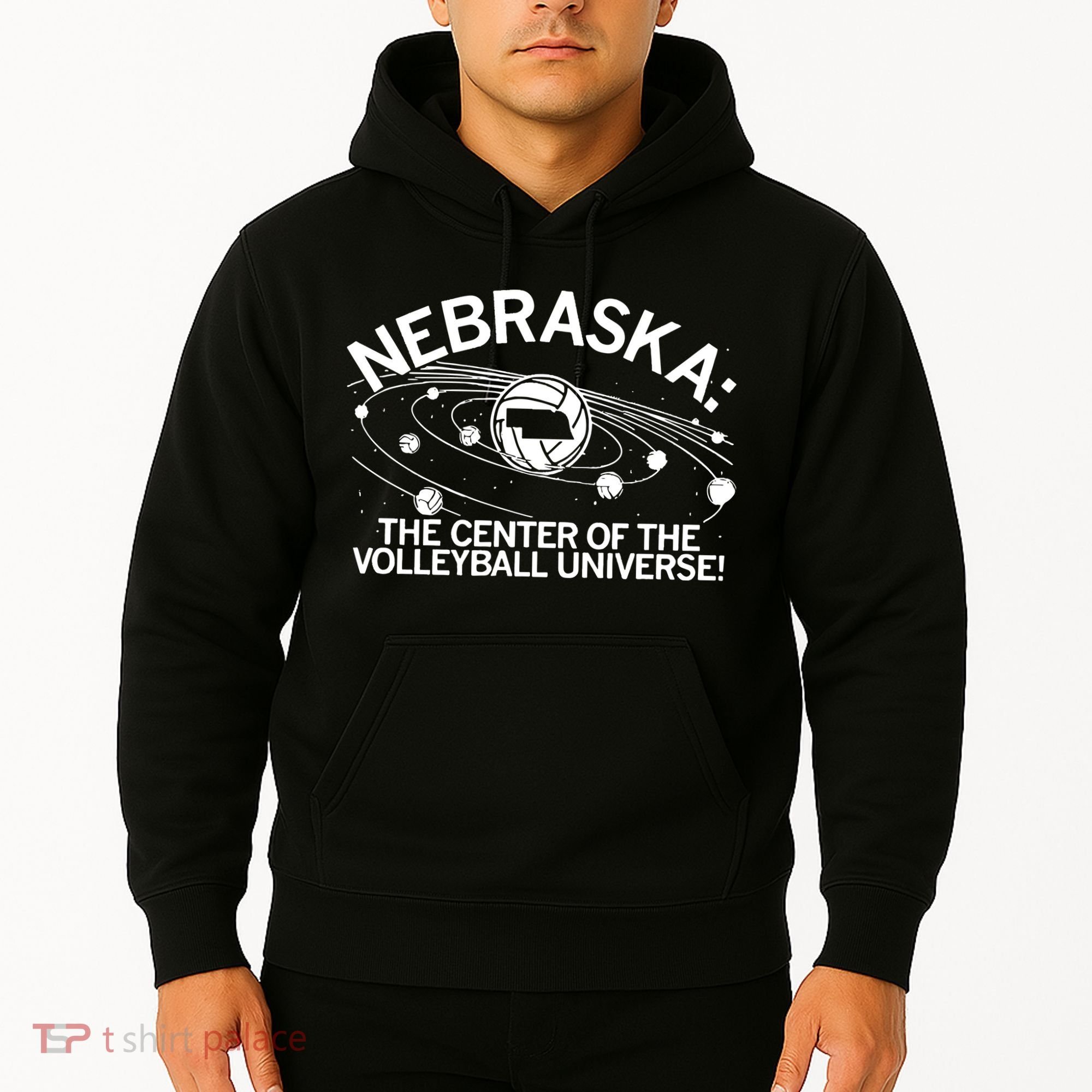 Nebraska Volleyball Universe Hoodie